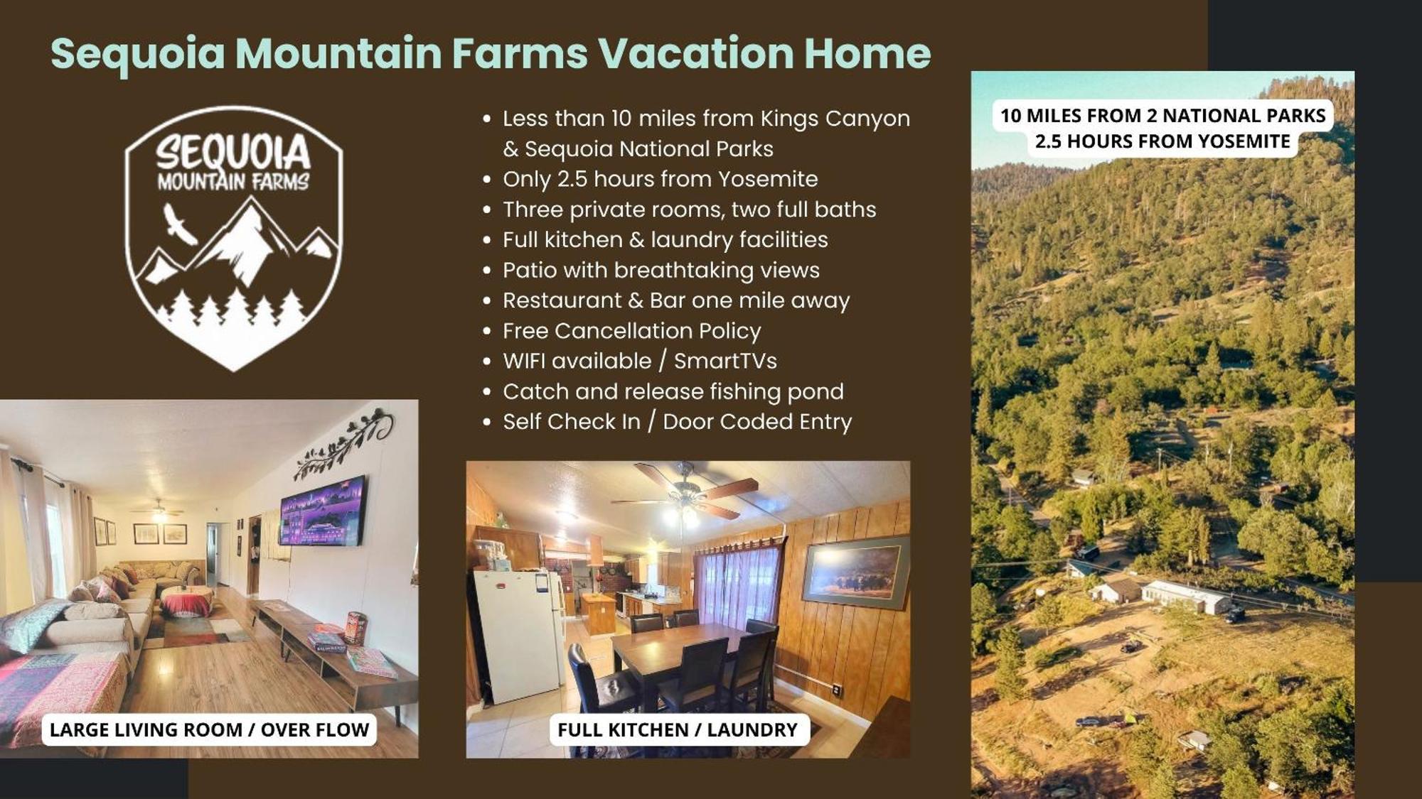 Miramonte Campground At Sequoia Mountain Farms - Bring Your Own Tent Or Rv - No Bedrooms Or Beds Provided מראה חיצוני תמונה